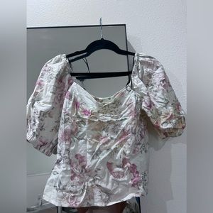 H&M puff sleeve top